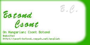 botond csont business card